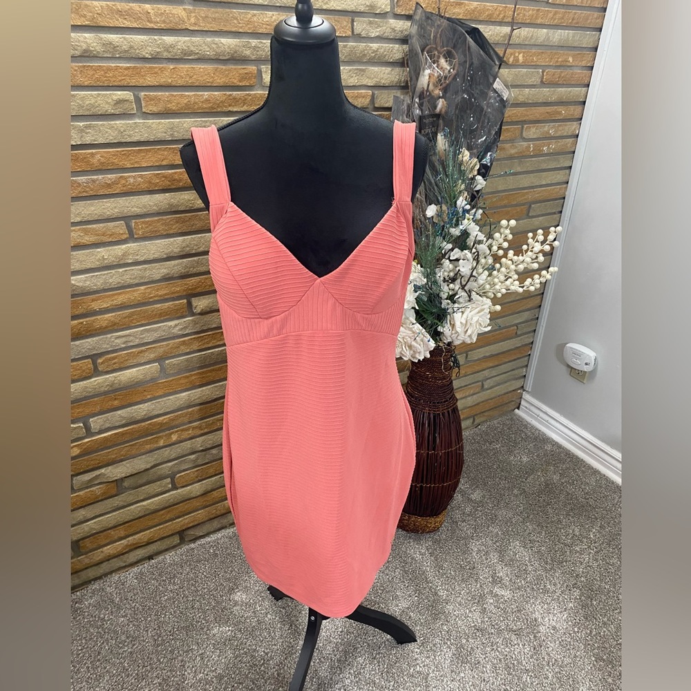 XL coral guess dress